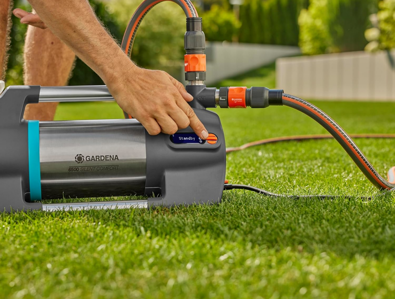 Gardena 9059-20 Gartenpumpe 6500 SilentComfort leise Bewässerungspumpe