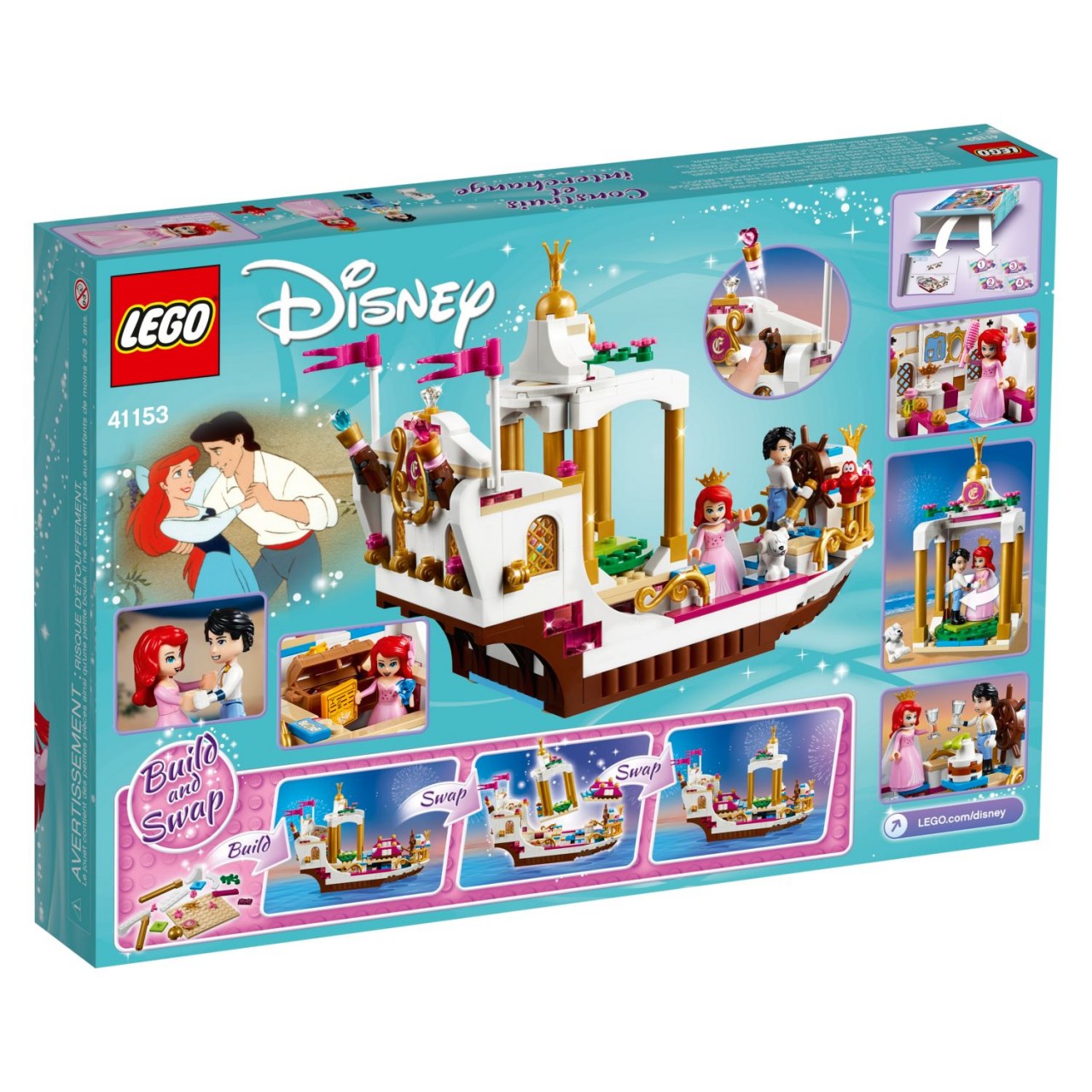 LEGO DISNEY 41153 Arielles königliches Hochzeitsboot
