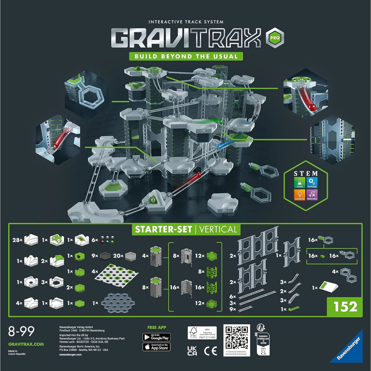 Ravensburger GraviTrax PRO Starter-Set Vertical