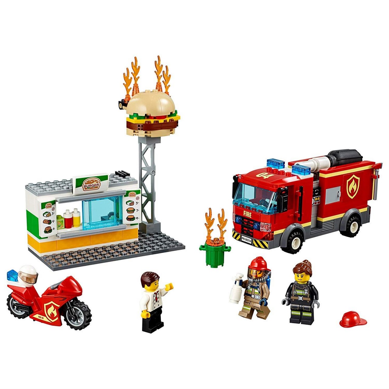 LEGO CITY 60214 Feuerwehreinsatz im Burger-Restaurant