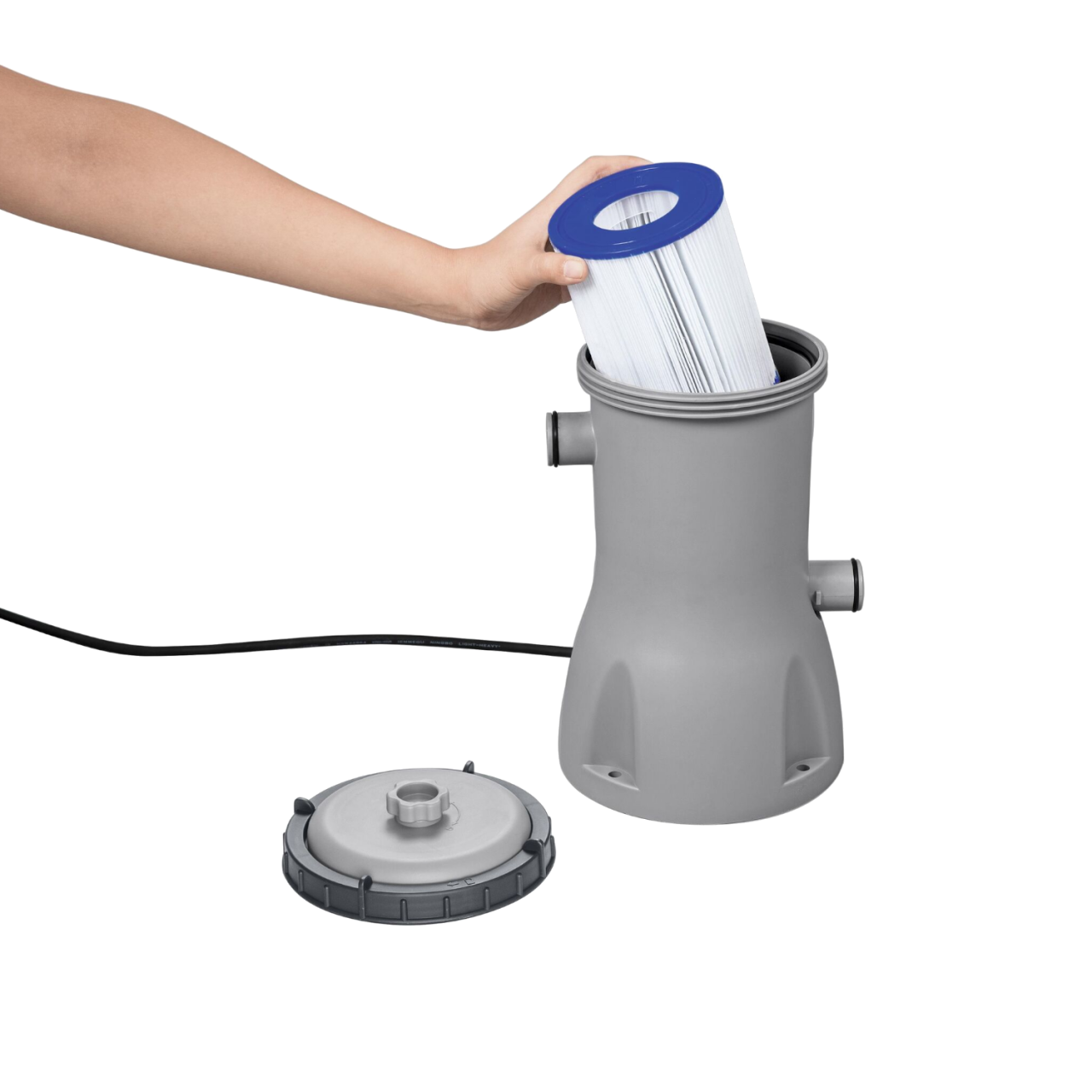 Bestway 58386 Filterpumpe Flowclear Poolreinigung + Filter Pumpleistung 3.028L/h