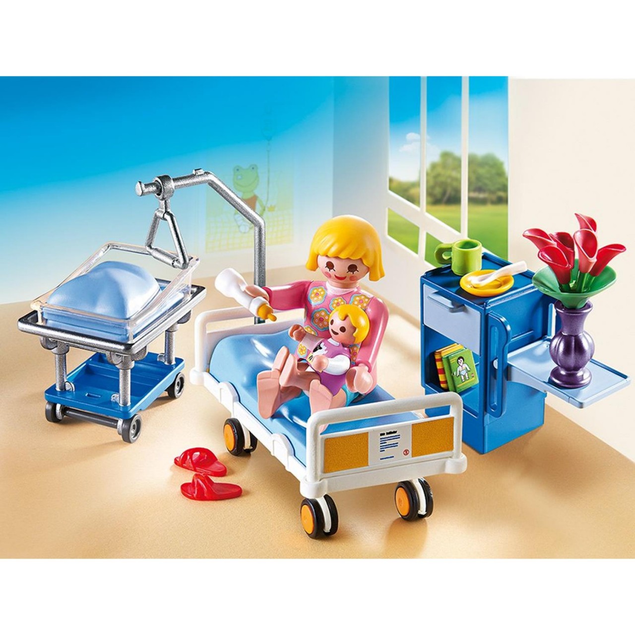 Playmobil 6660 Krankenzimmer mit Babybett