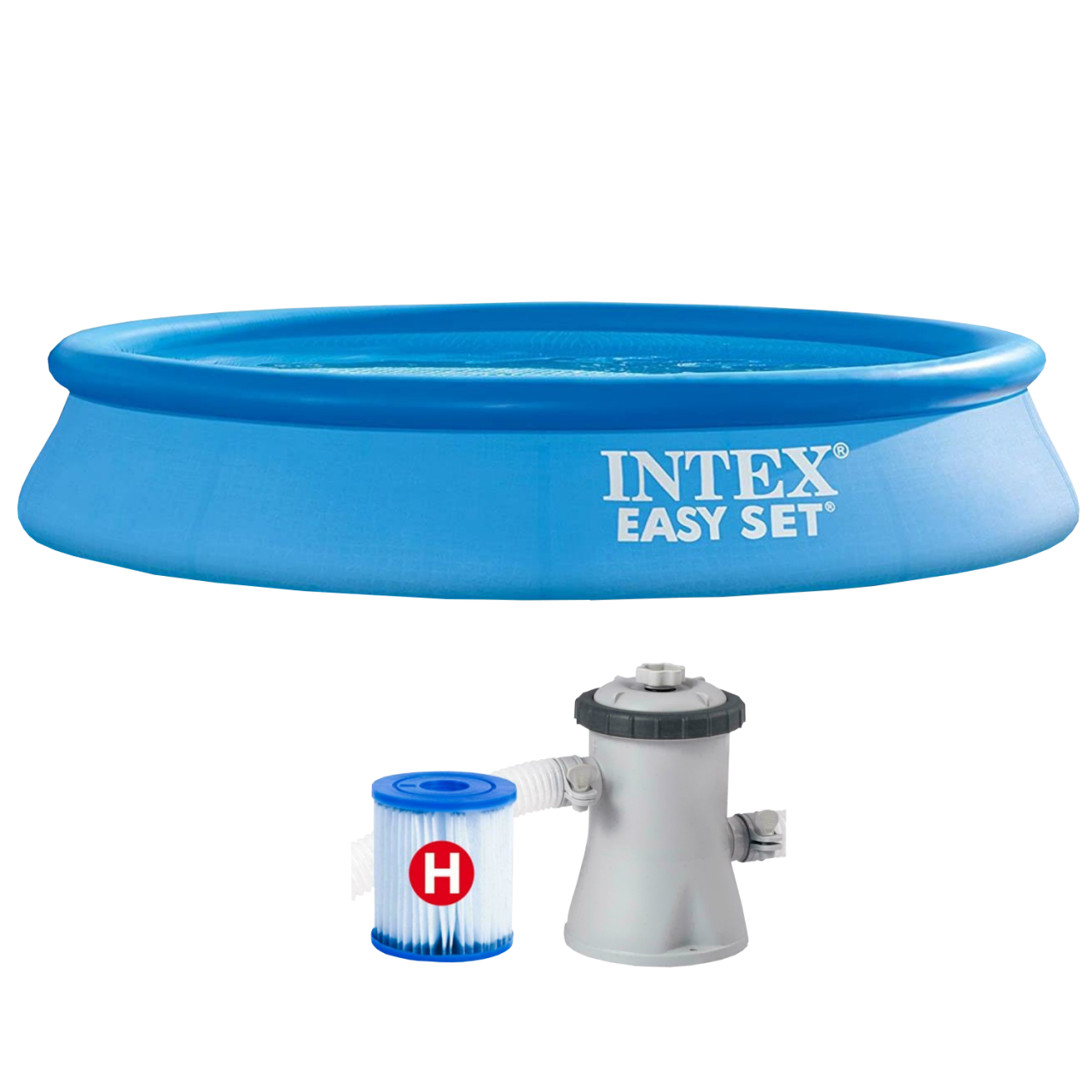 Intex 28118 Easy Set Swimming Pool Ø305x61cm Aufstellpool Filterpumpe Rundpool