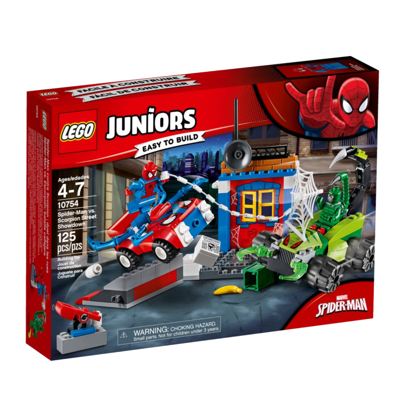 LEGO JUNIORS 10754 Großes Kräftemessen von Spider-Man und Skorpion