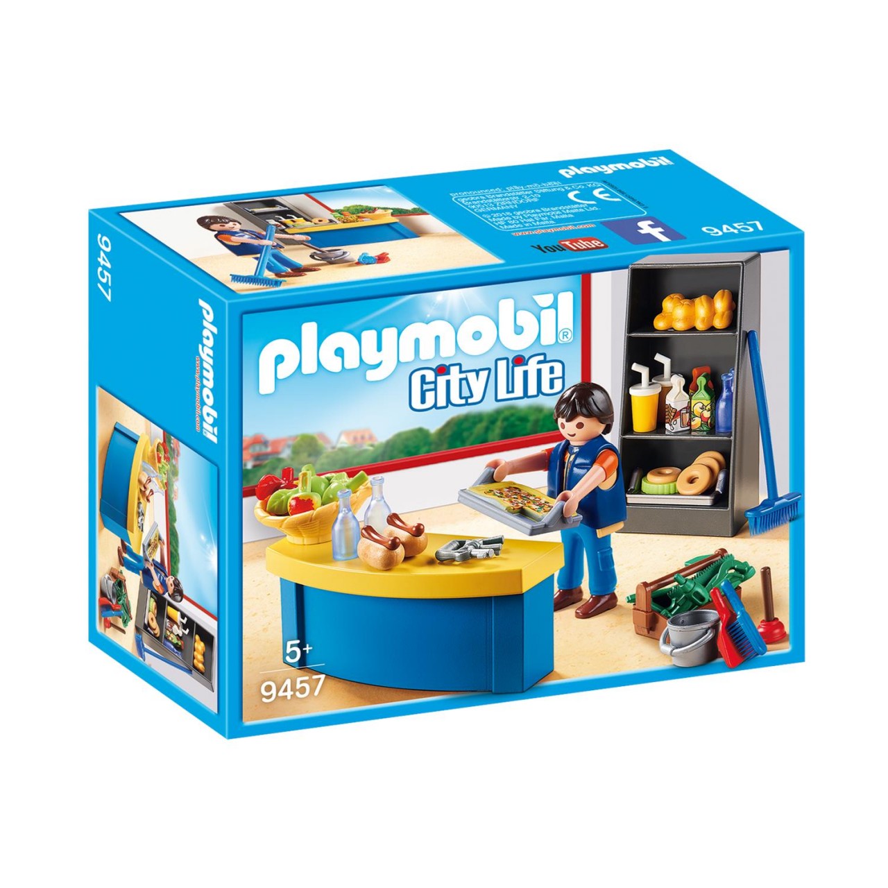 Playmobil 9457 Hausmeister mit Kiosk