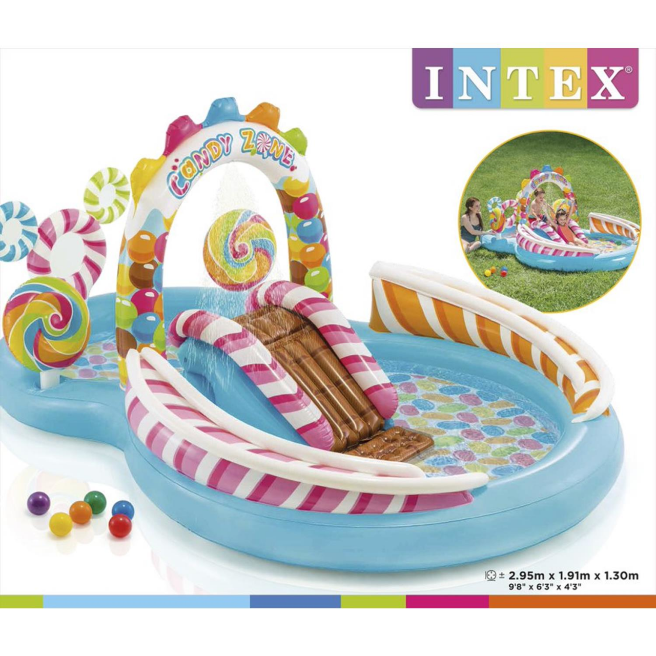 Intex 57149 Playcenter Candy Planschbecken Schwimmbad Pool