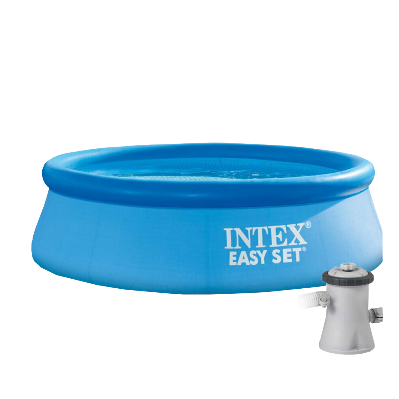 Intex 28108 Easy Set Swimming Pool Ø244x61cm Aufstellpool Filterpumpe Rundpool