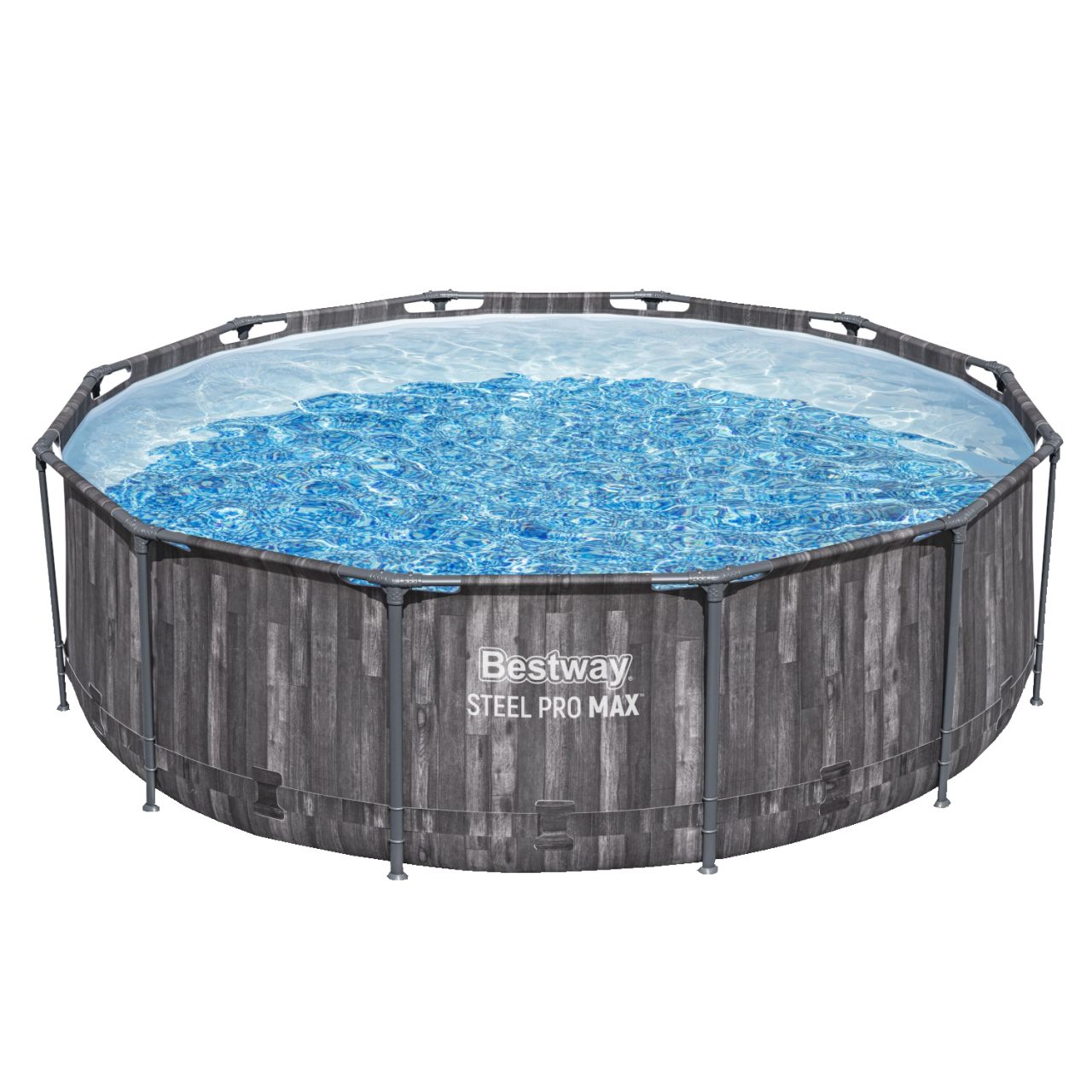 Bestway 5614X Frame Pool Steel Pro Max Set Ø366x100cm Pool Filterpumpe Leiter