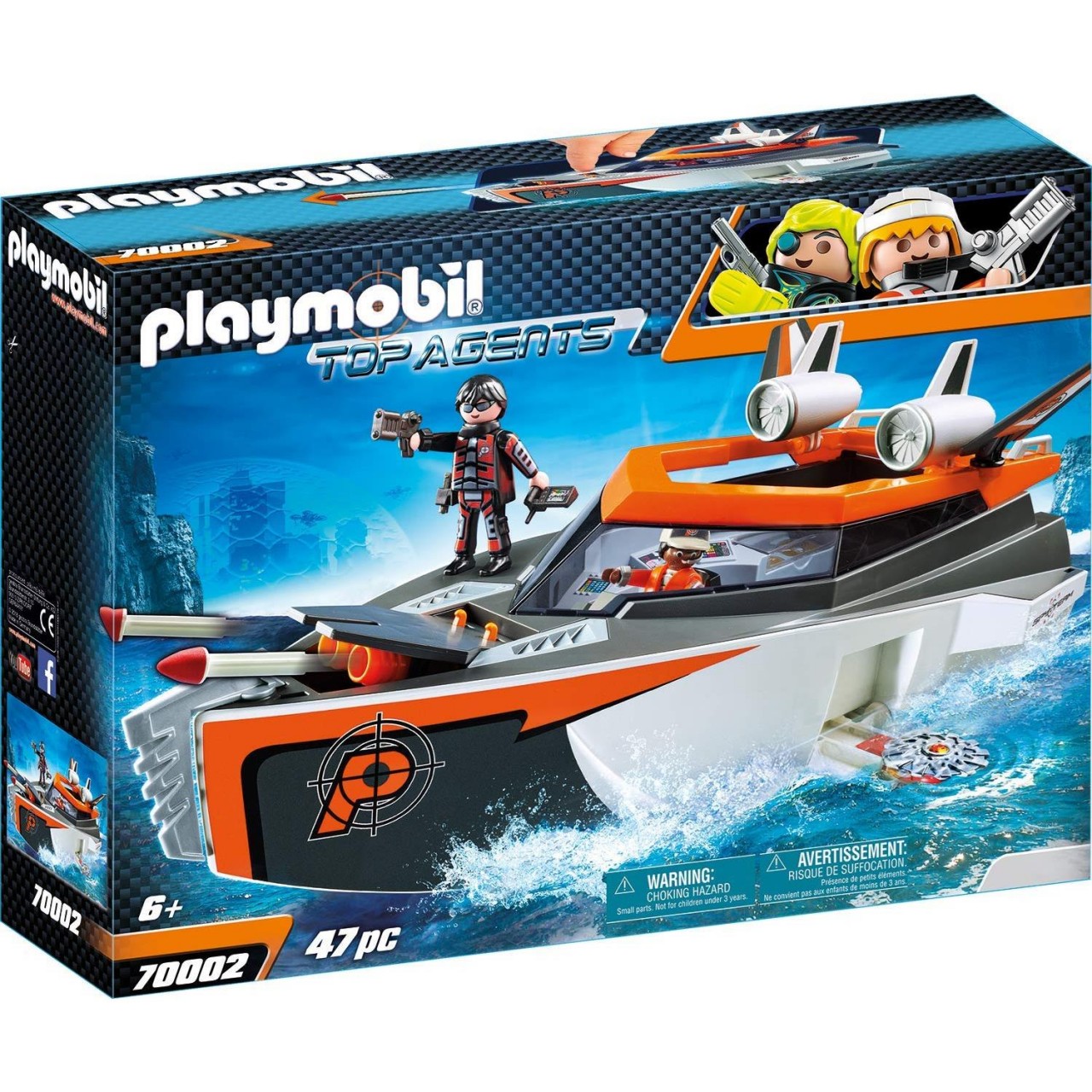 Playmobil 70002 SPY TEAM Turboship