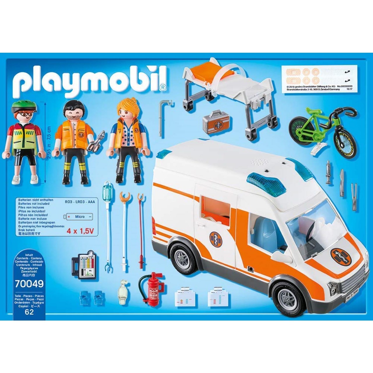 Playmobil 70049 Rettungswagen mit Licht und Sound