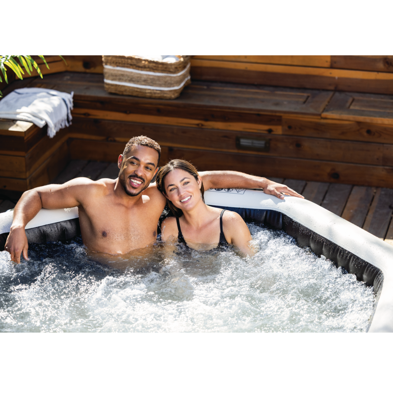 Intex 28462 Whirlpool Pure SPA Bubble Jet Massage aufblasbar 6 Personen