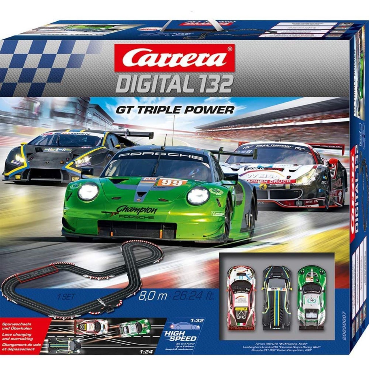 Carrera Digital 132 20030007 GT Triple Power