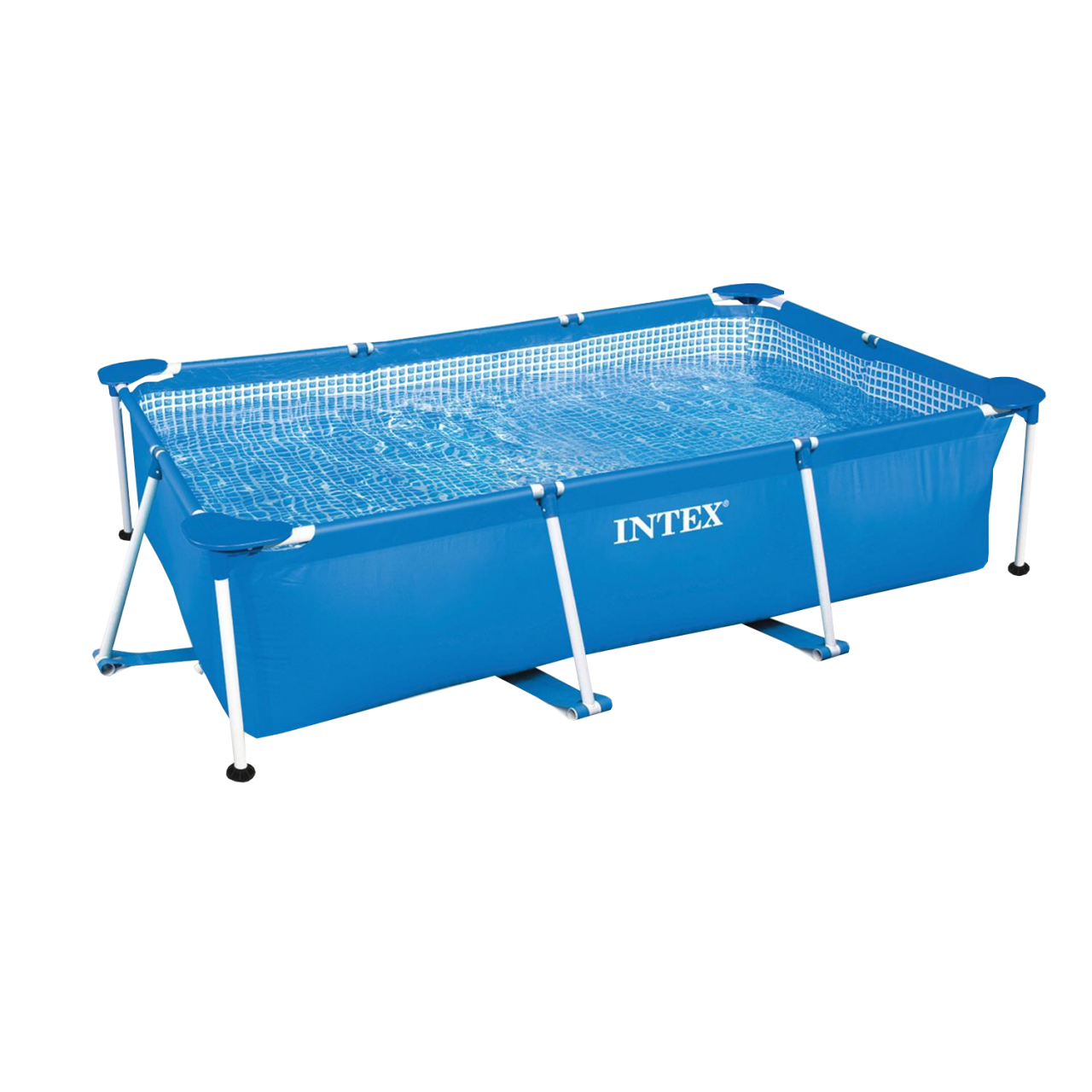 Intex Frame Pool Rechteck 220x150x60cm Schwimmbad Schwimmbecken Familypool-28270