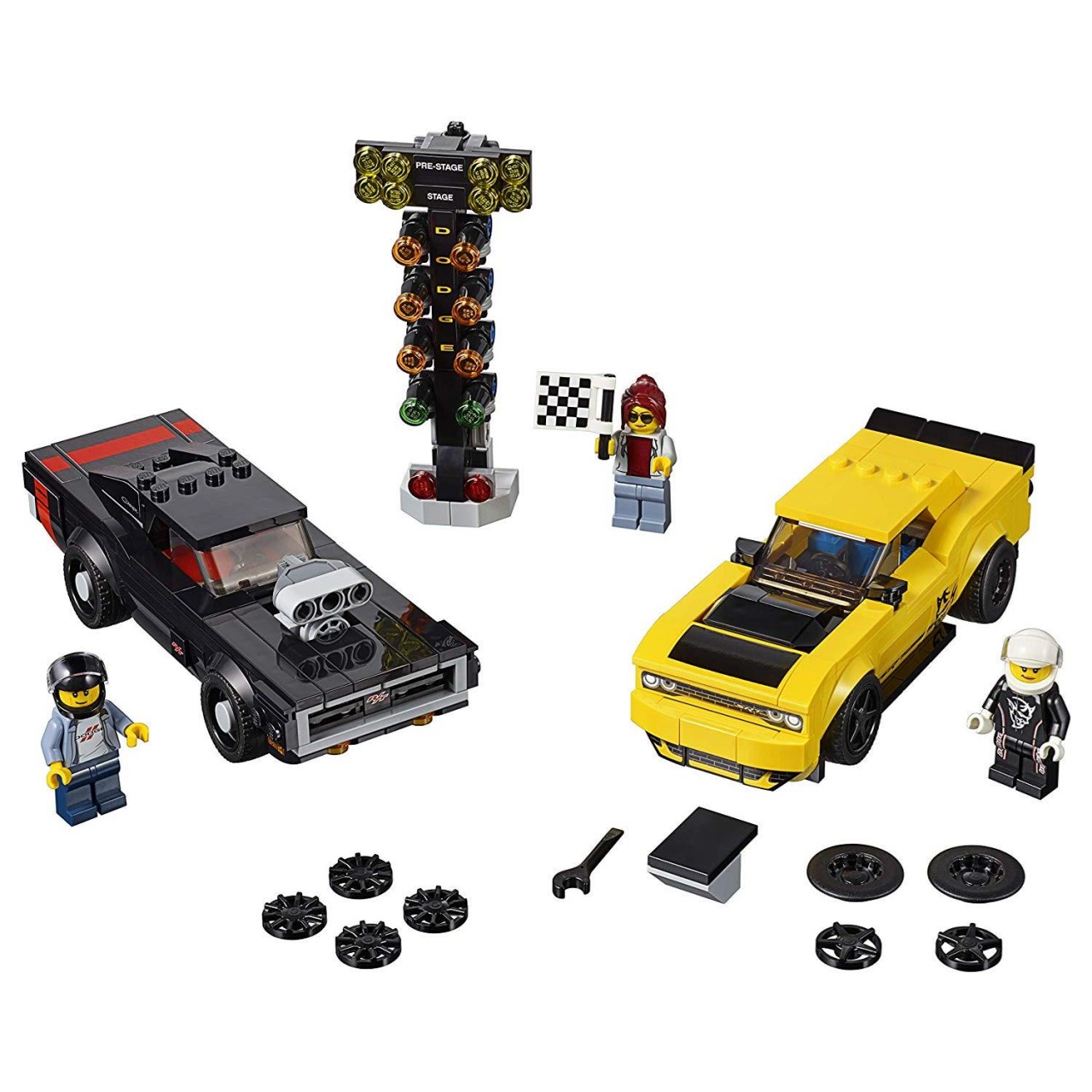 LEGO SPEED CHAMPIONS 75893 Dodge Challenger SRT Demon und 1970 Dodge Charger R/T
