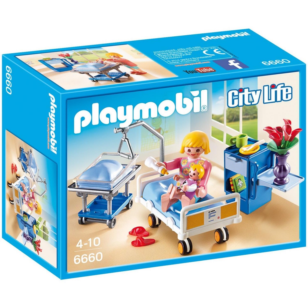 Playmobil 6660 Krankenzimmer mit Babybett