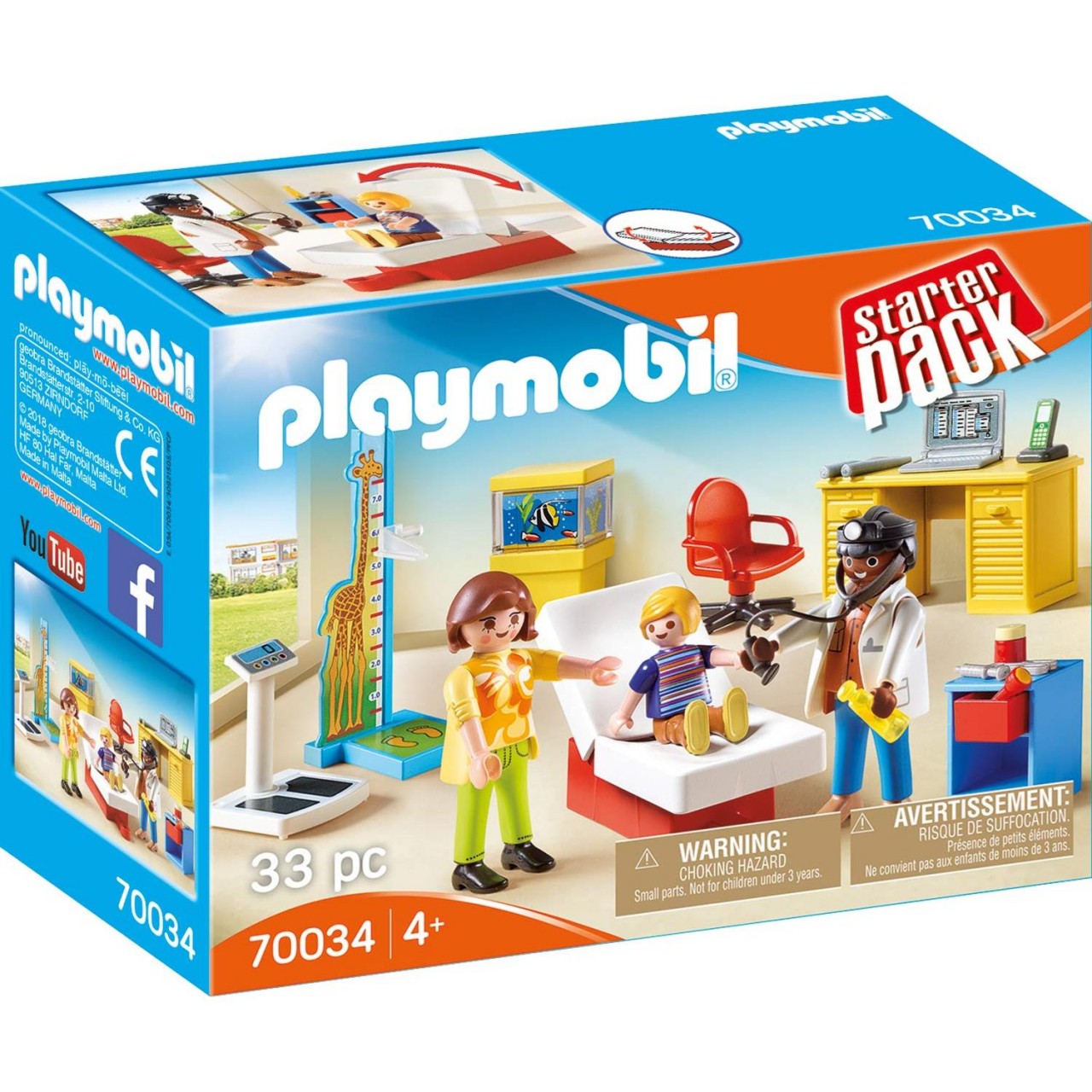 Playmobil 70034 StarterPack Beim Kinderarzt