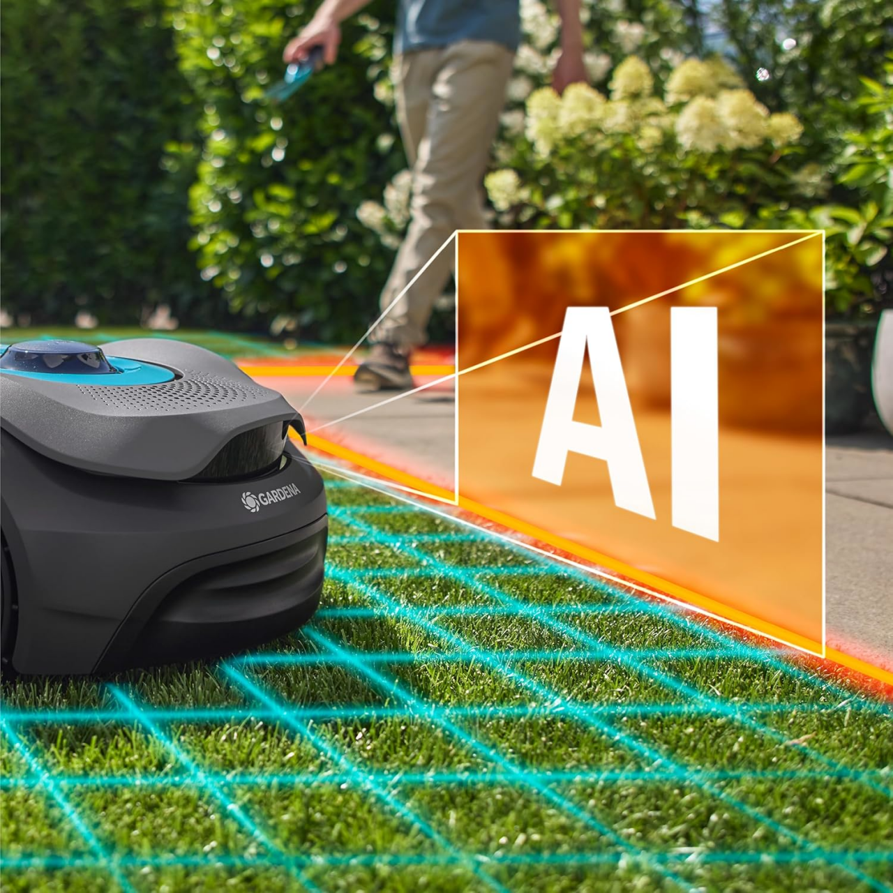 Gardena 19941-20 Mähroboter smart SILENO sense 400 m² kabellos mit Kamera
