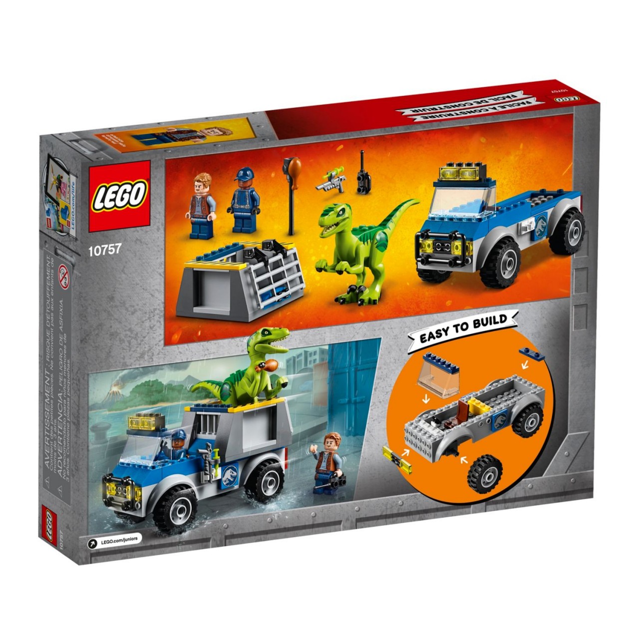 LEGO JUNIORS 10757 Rettungstruck für den Raptor