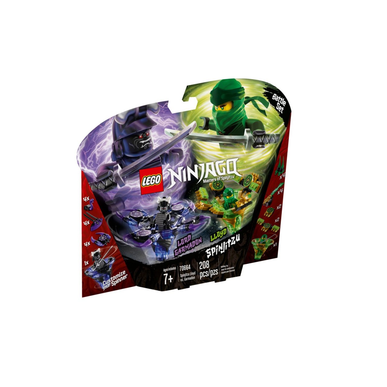 LEGO NINJAGO 70664 Spinjitzu Lloyd vs. Garmadon