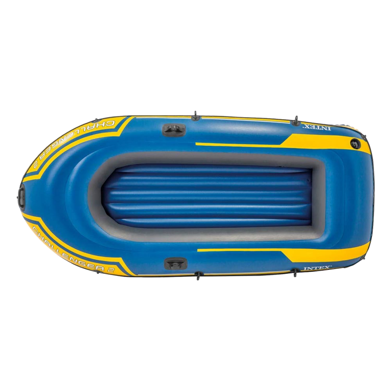 Intex Schlauchboot Challenger 2 Set Phthalates Free Inkl. Paddel und Luftpumpe, 68367np