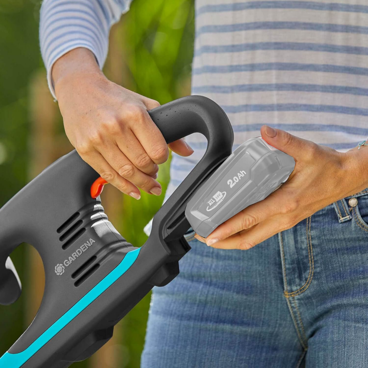 Gardena 14733-55 Akku-Heckenschere EasyCut 40/18V P4A Solo ohne Akku/Ladegerät