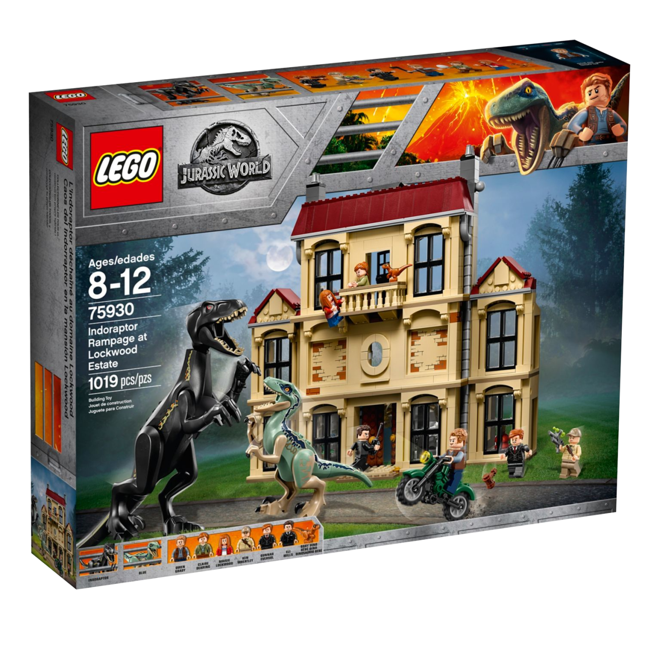LEGO JURASSIC WORLD 75930 Indoraptor-Verwüstung des Lockwood Anwesens
