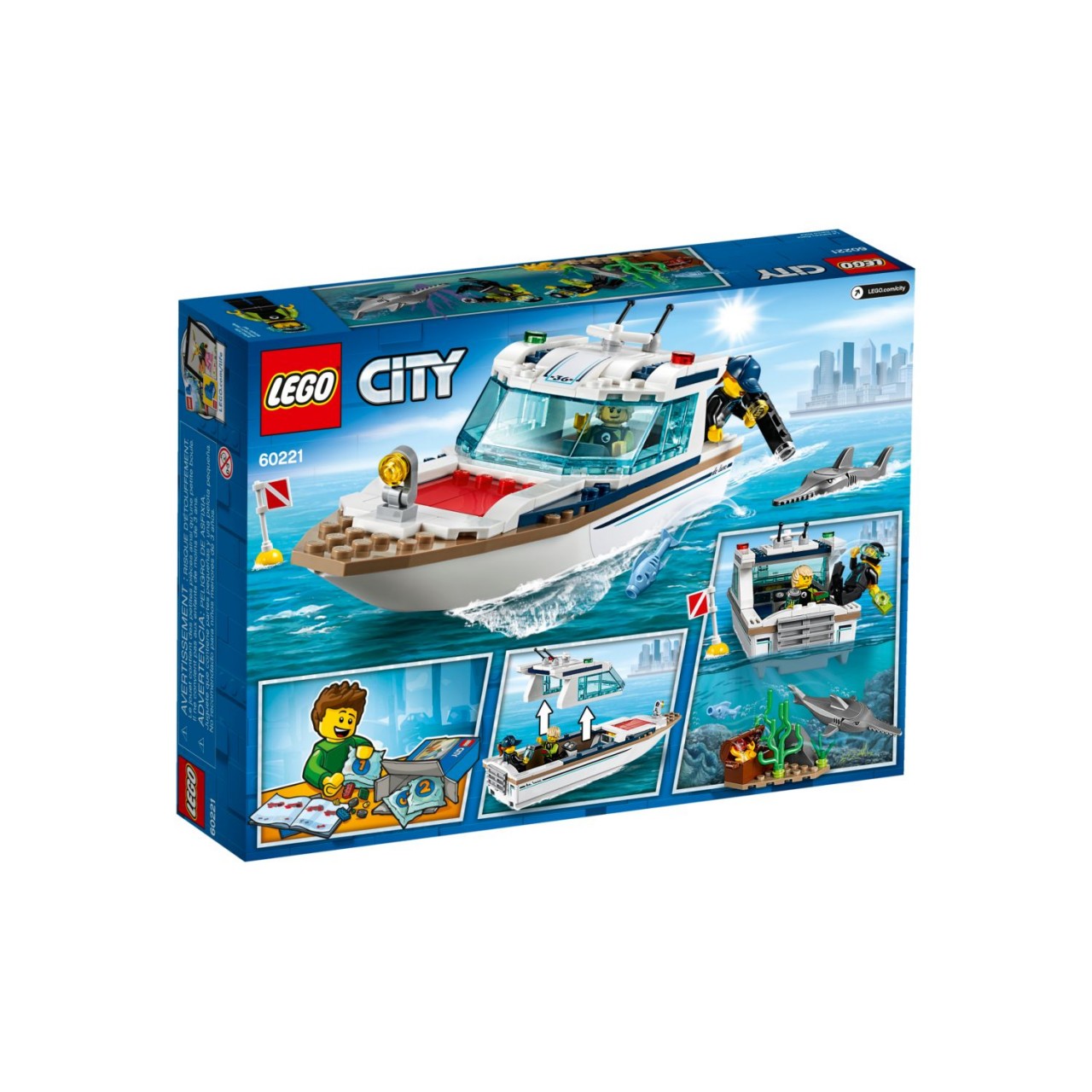 LEGO CITY 60221 Tauchyacht
