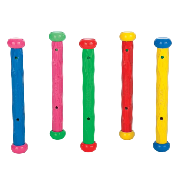 Intex 55504 - Dive Play Sticks, 5-farbig