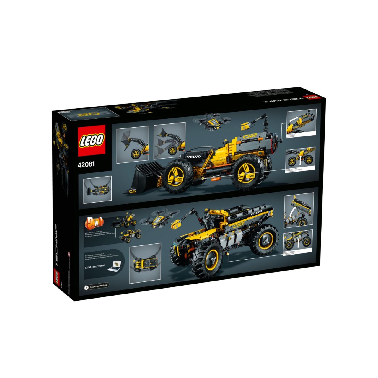 LEGO TECHNIC 42081 Volvo Konzept-Radlader ZEUX