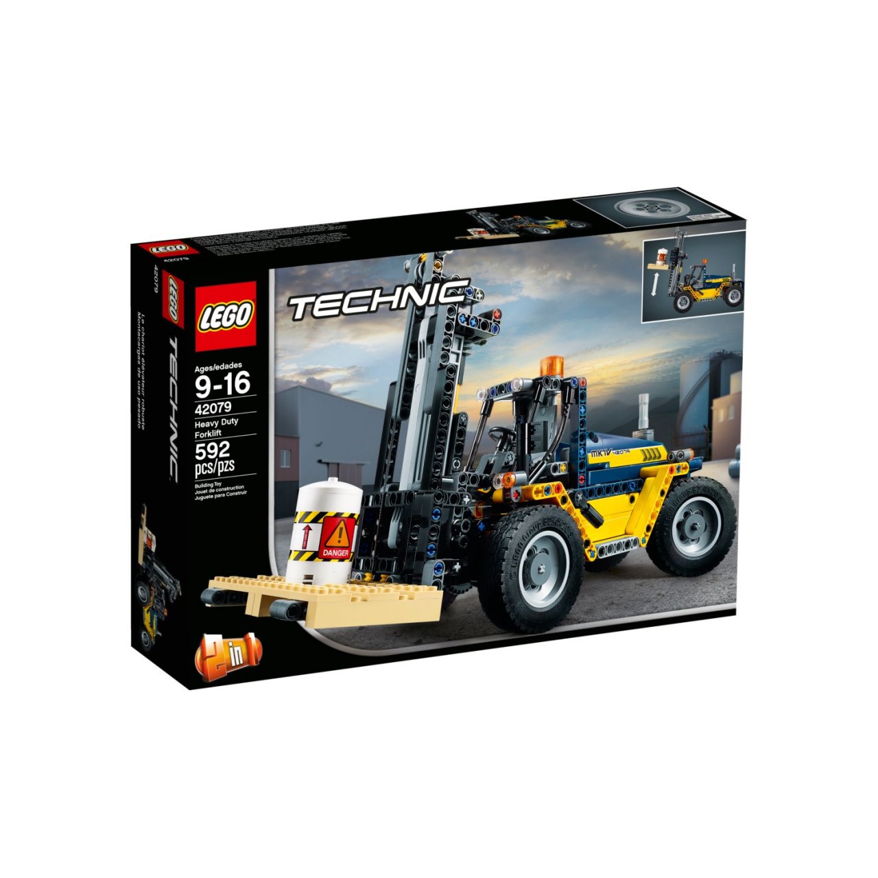 LEGO TECHNIC 42079 Schwerlast-Gabelstapler