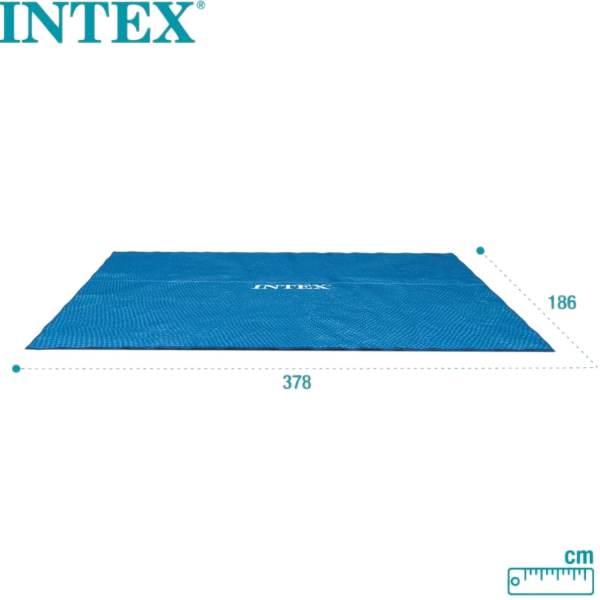 Intex 28028 Solarplane Rechteckpool 400 x 200 cm Innenmaß 378x186cm