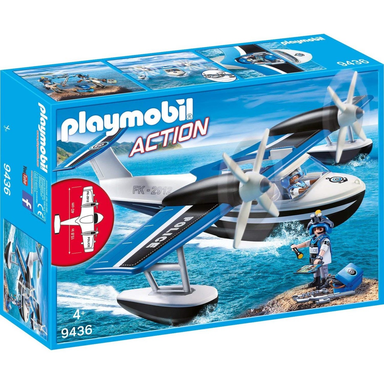 Playmobil 9436 Polizei-Wasserflugzeug