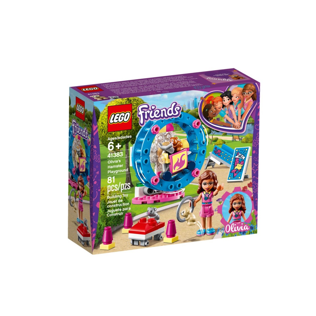 LEGO FRIENDS 41383 Olivias Hamster-Spielplatz