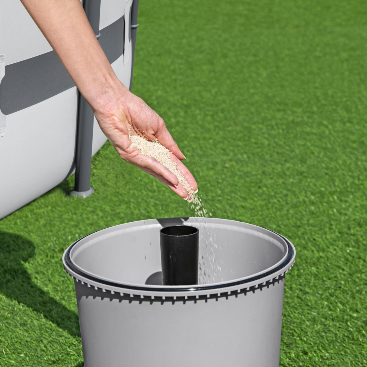 Bestway Flowclear Sandfilteranlage Sandfilterpumpe Schwimmbad 3.596 l/h 58515