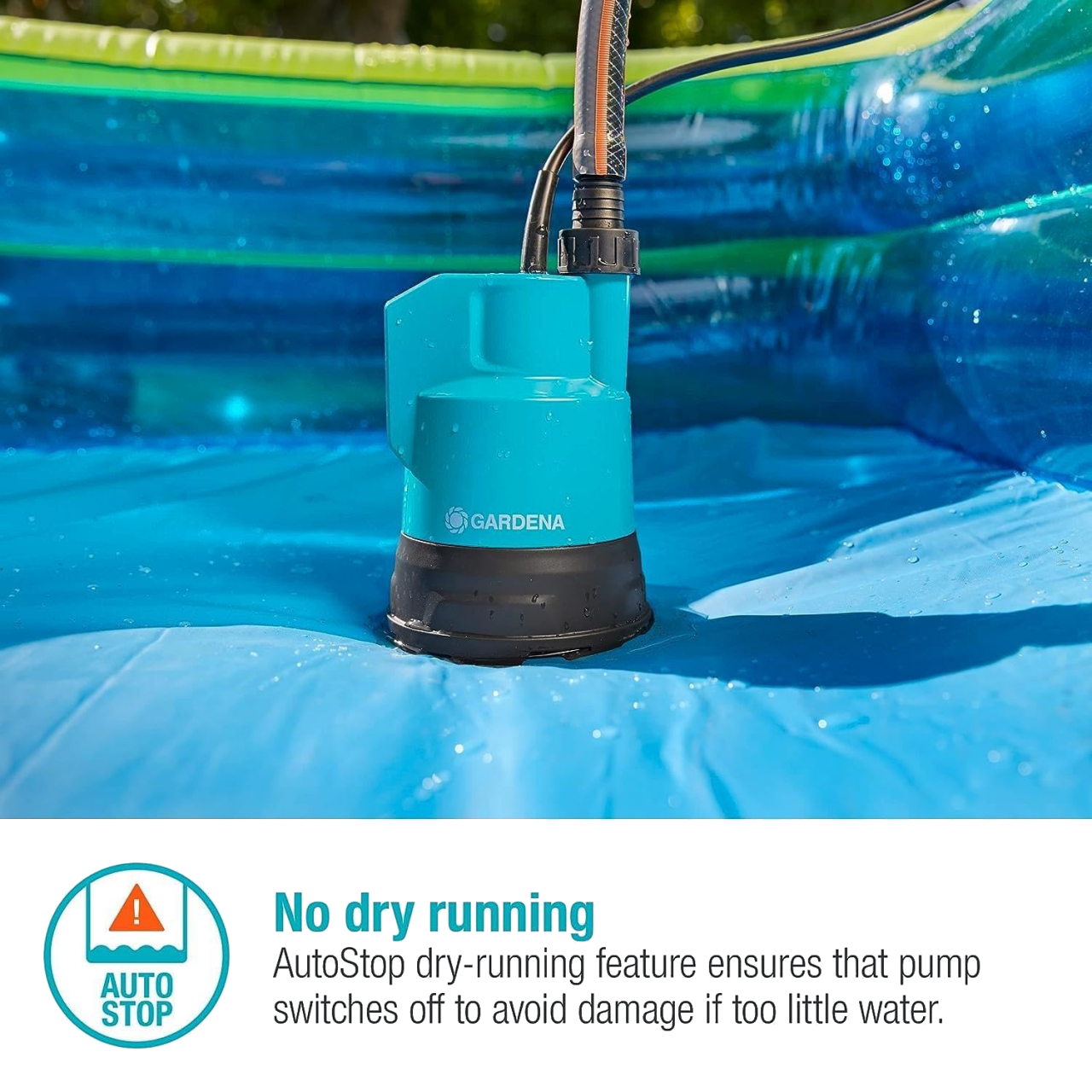 Gardena 14602-20 Akku-Regenfasspumpe 2000/2 18V P4A Ready-To-Use Set