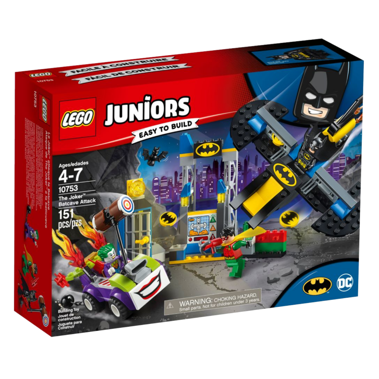 LEGO JUNIORS 10753 Der Joker und die Bathöhle