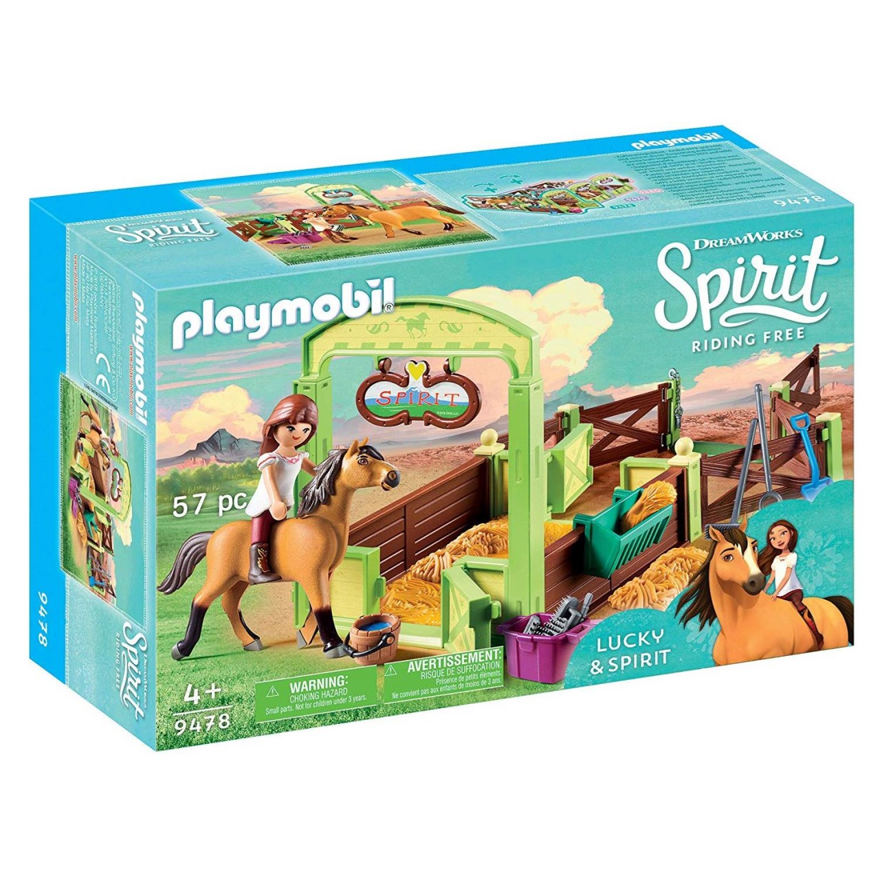 Playmobil 9478 Pferdebox &quot;Lucky &amp; Spirit&quot;
