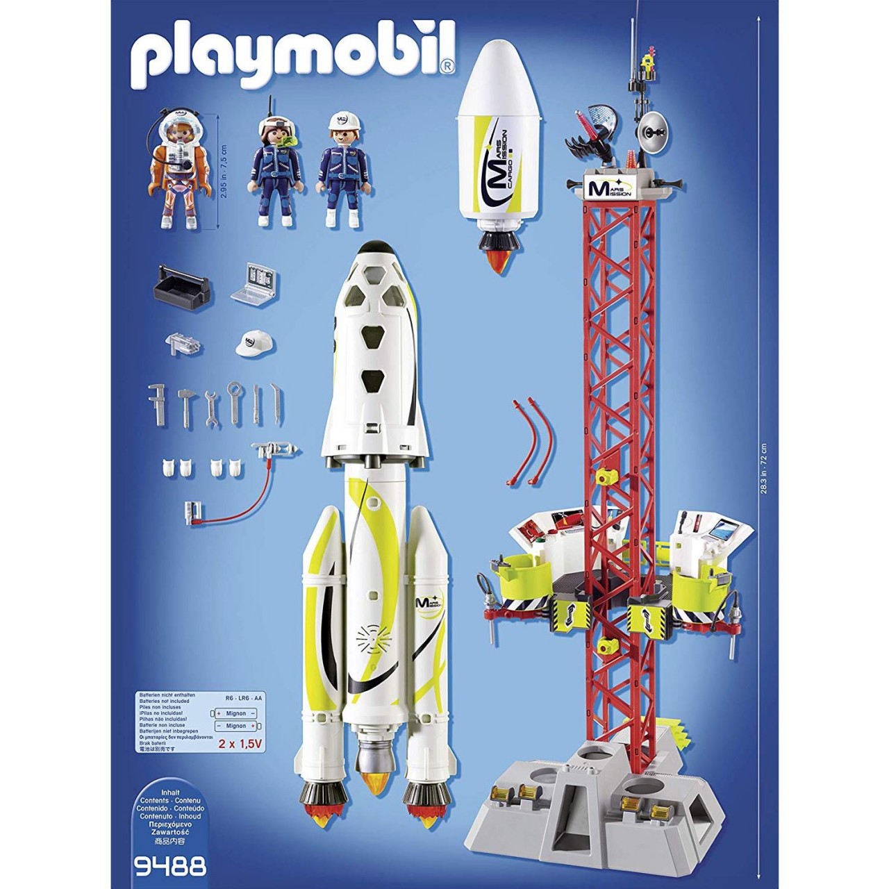Playmobil 9488 Mars-Rakete mit Startrampe