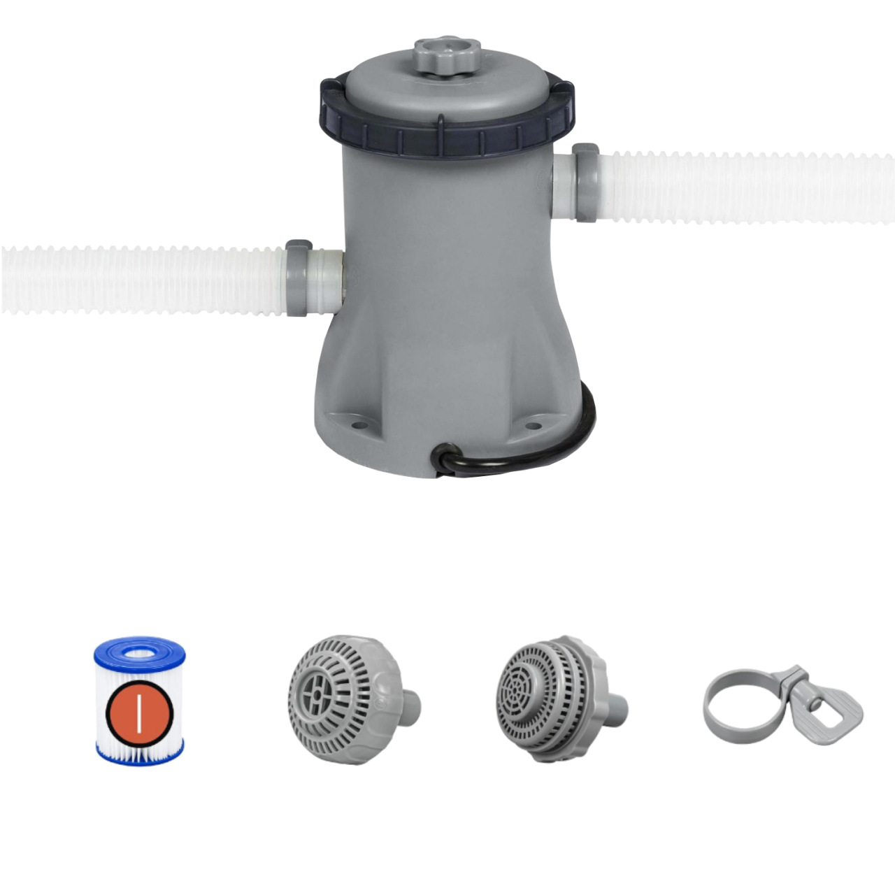 Bestway 58381 Filterpumpe 1249 l/h Poolreinigung Flowerclear + Filterkartusche