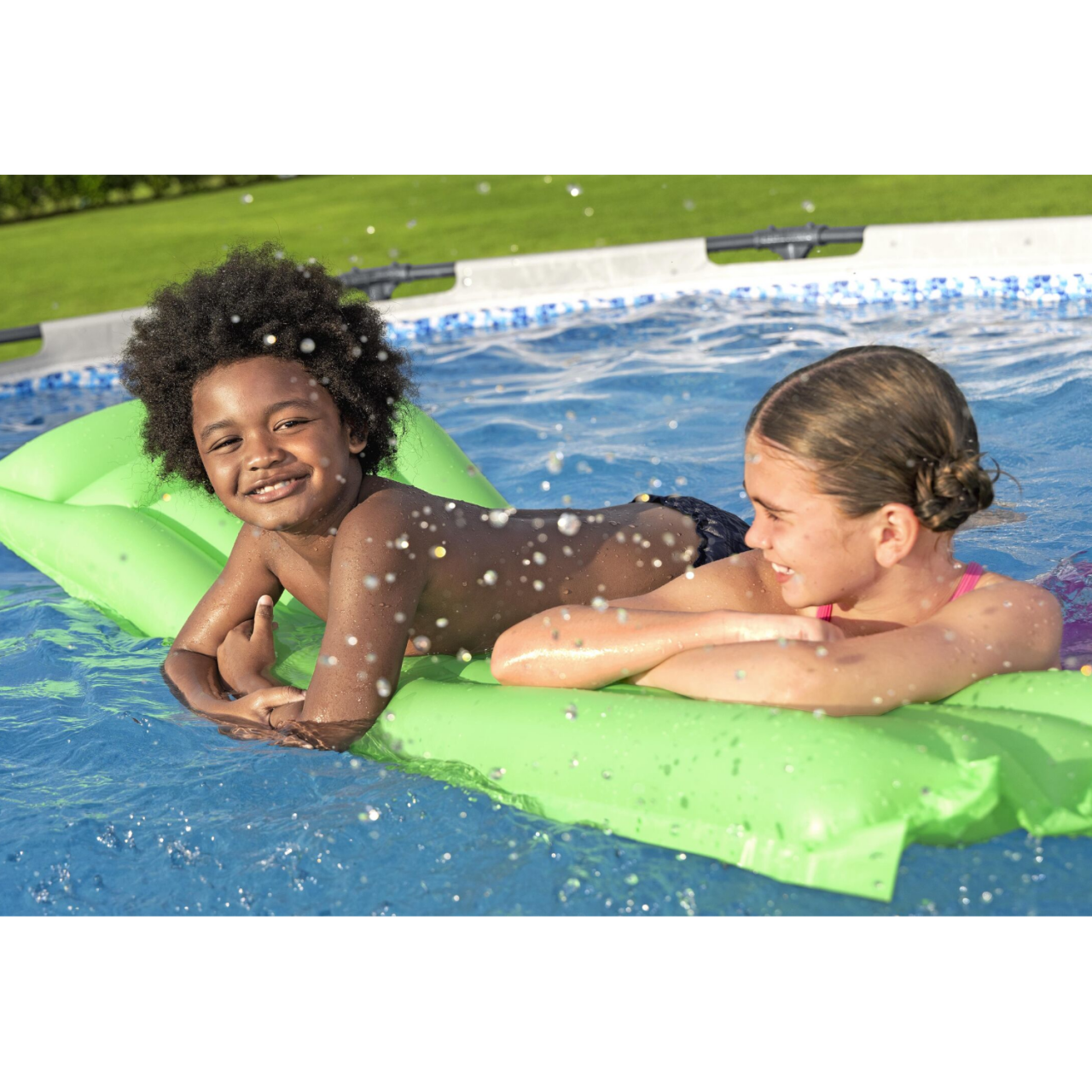 Bestway 56418 Frame Pool Steel Pro Set 366x100 cm mit Filterpumpe 2.006l/h