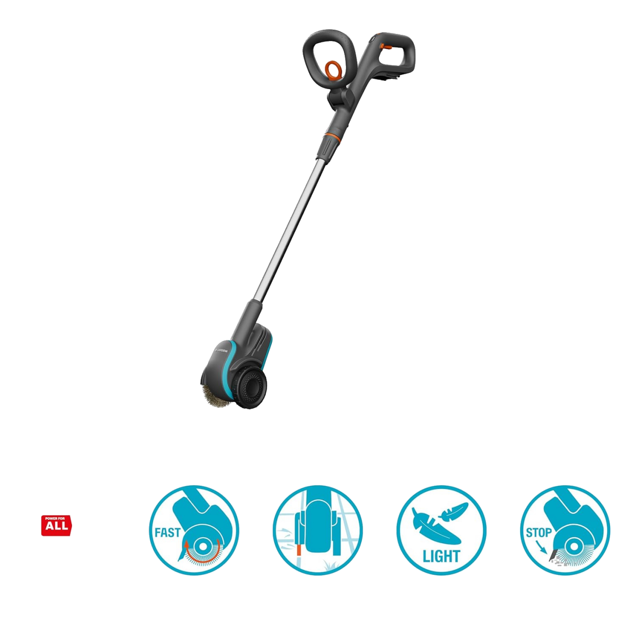 Gardena 14820-55 Akku-Fugenbürste EasyWeed 1800 18V P4A -SOLO