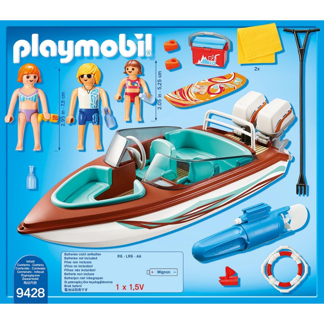 Playmobil 9428 Motorboot mit Unterwassermotor