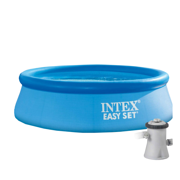 Intex 28108 Easy Set Swimming Pool Ø244x61cm Aufstellpool Filterpumpe Rundpool