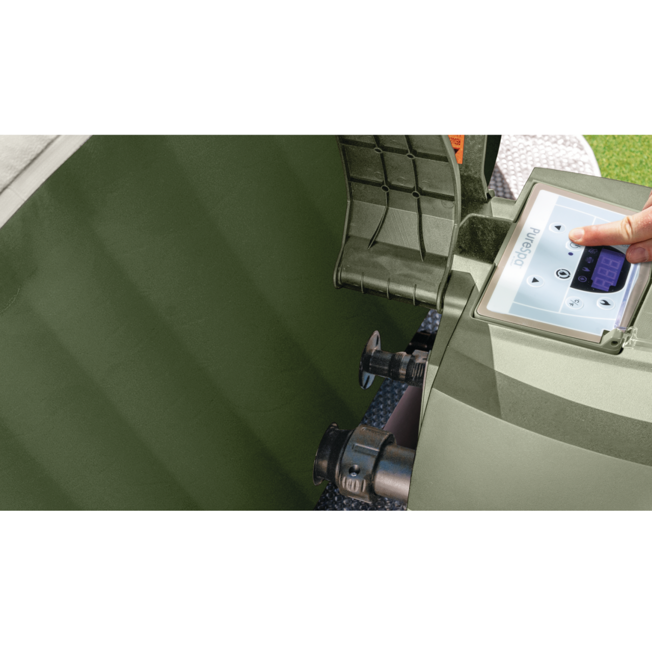 Intex 28428 Whirlpool Pure SPA Bubble Massage 216x71 cm aufblasbar 6 Personen