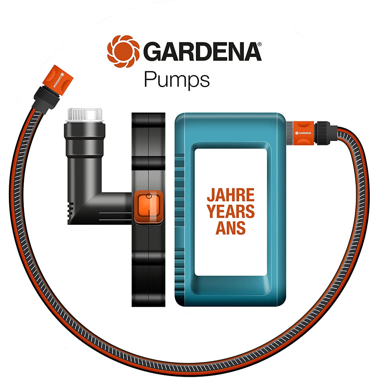 Gardena 1756-20 Hauswasserwerk 5000/5 Gartenbewässerung Pumpe Premium 4500 l/h