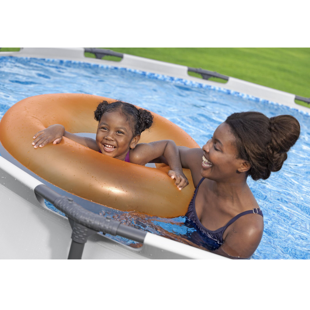 Bestway 56416 Pro Max Frame Pool Steel Pro Set Schwimmbad 366x76cm Pumpe 1.249 L/h