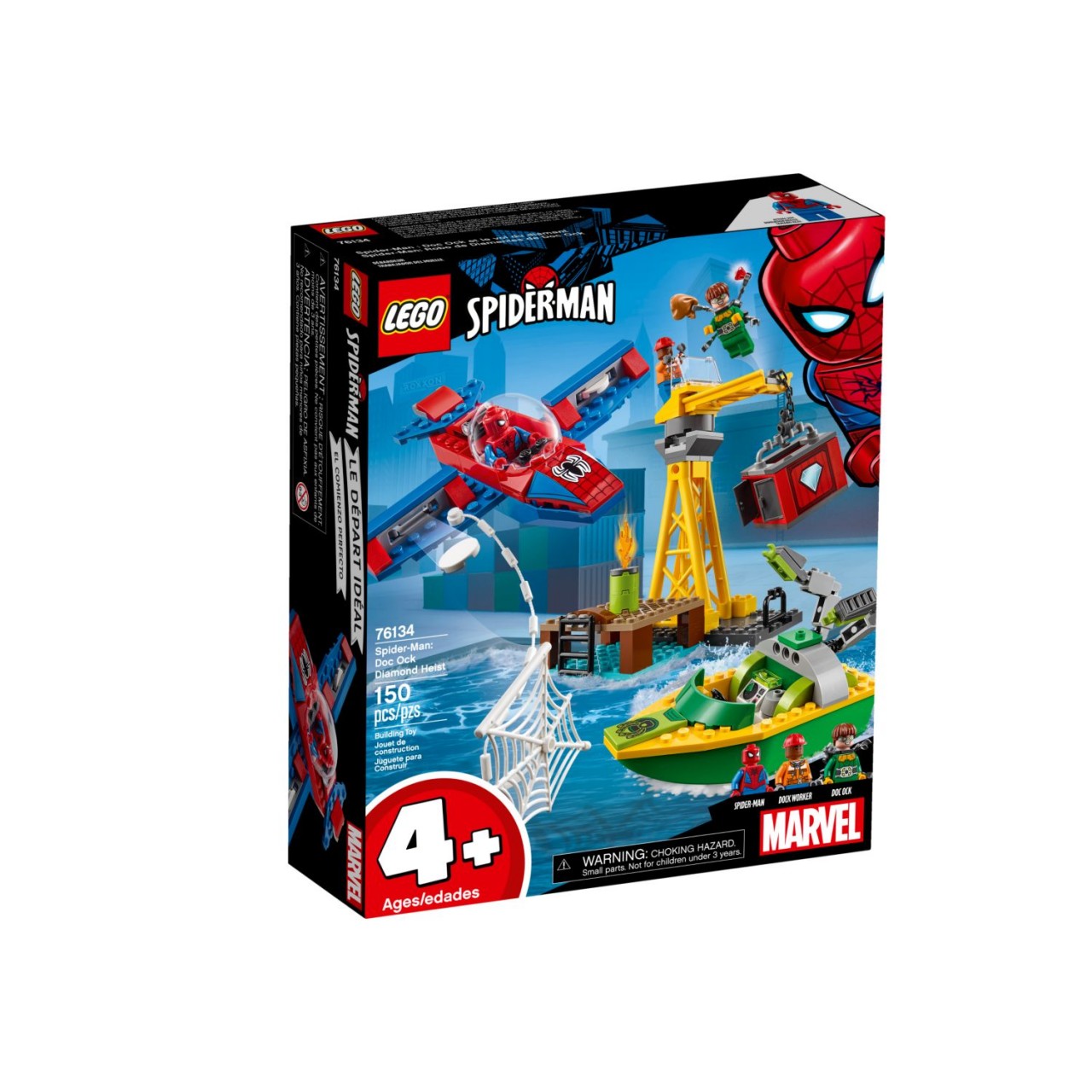 LEGO MARVEL SUPER HEROES 76134 Spider-Man Diamantenraub mit Doc Ock
