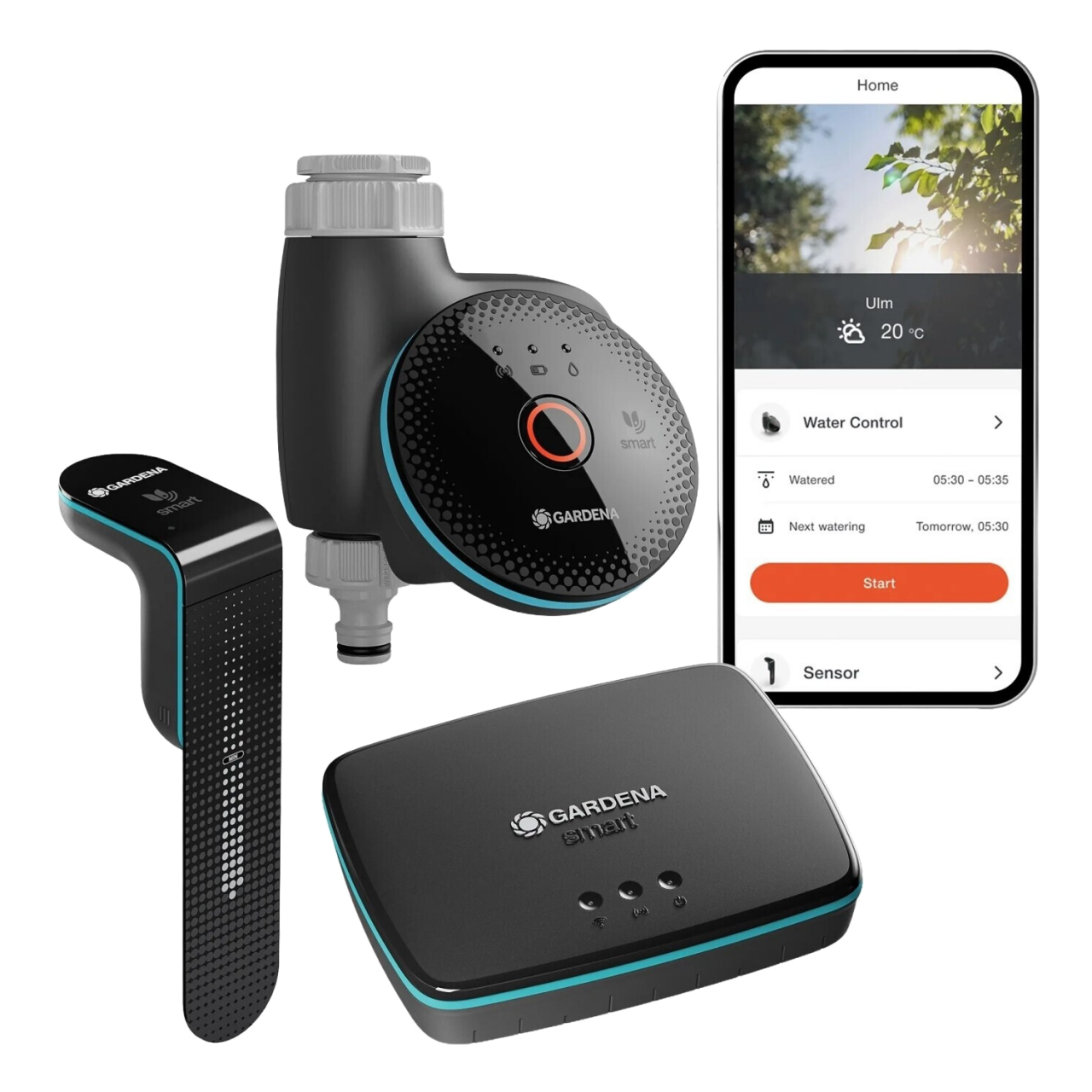 Gardena 19045-20 smart Sensor Control Set Bewässerungssteuerung