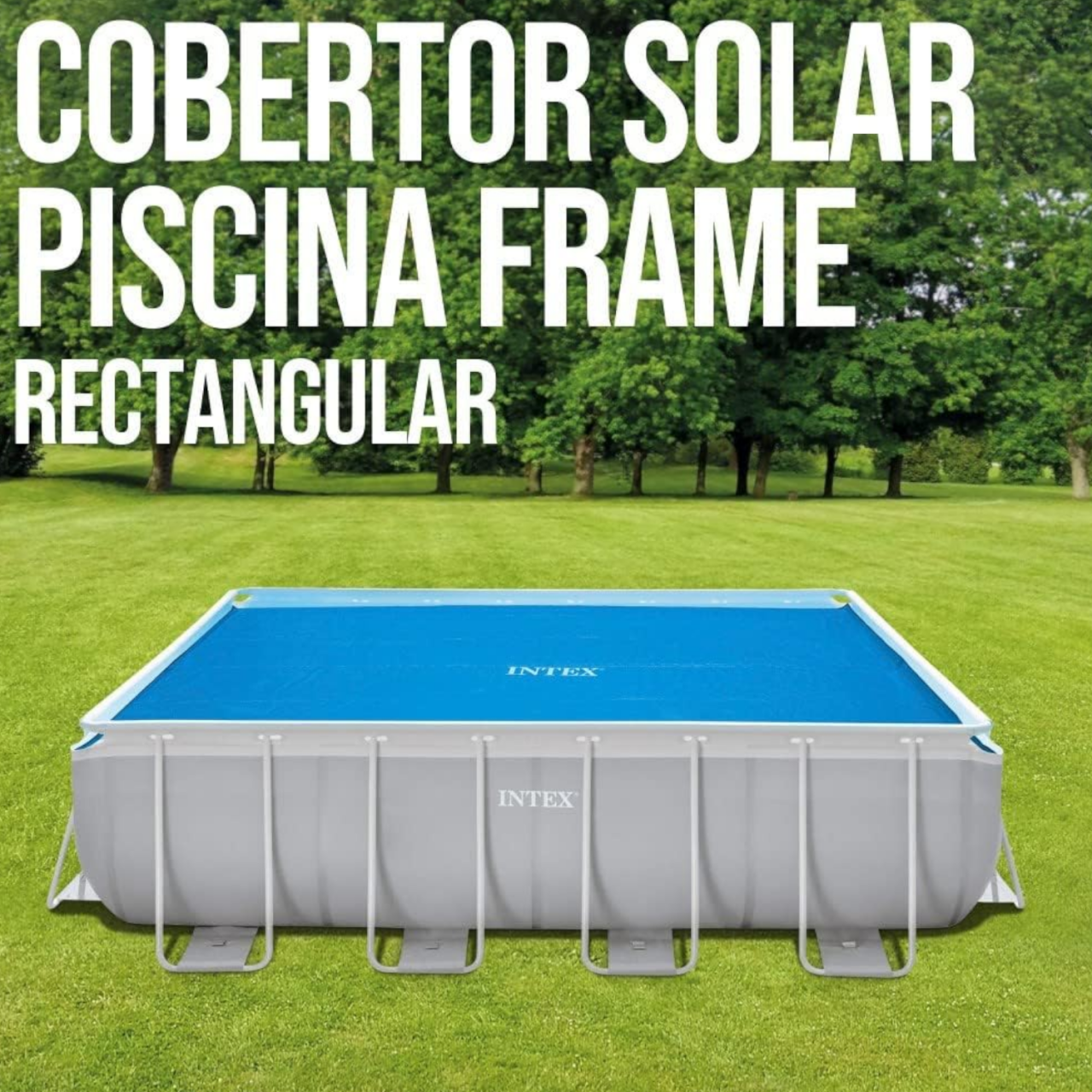 Intex 28028 Solarplane Rechteckpool 400 x 200 cm Innenmaß 378x186cm