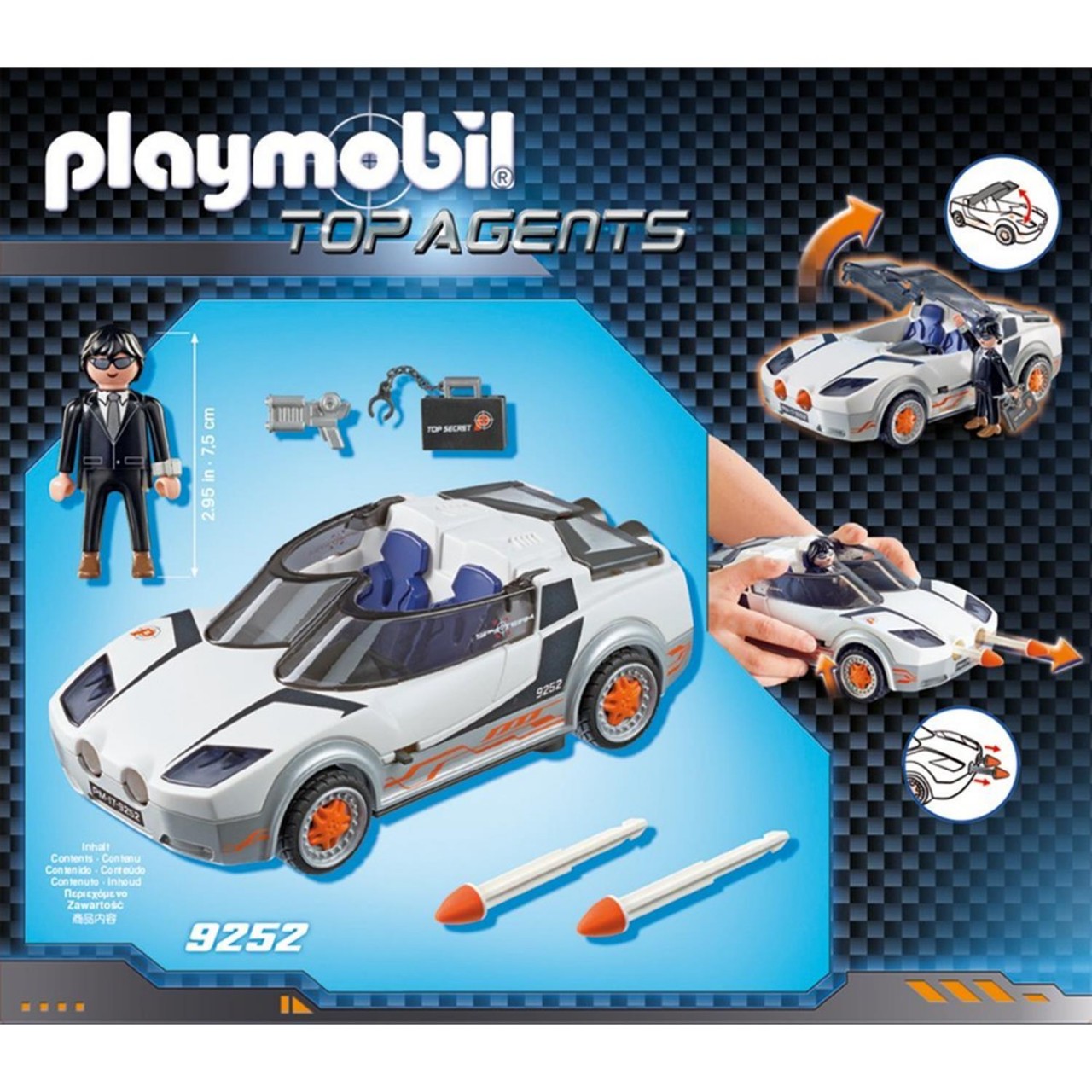 Playmobil 9252 Agent P.&#039;s Spy Racer